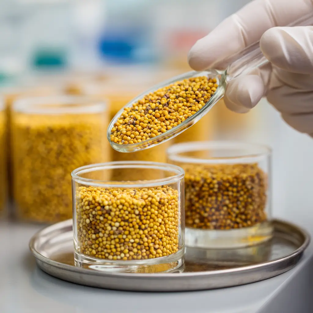 Bee Pollen Research illustration